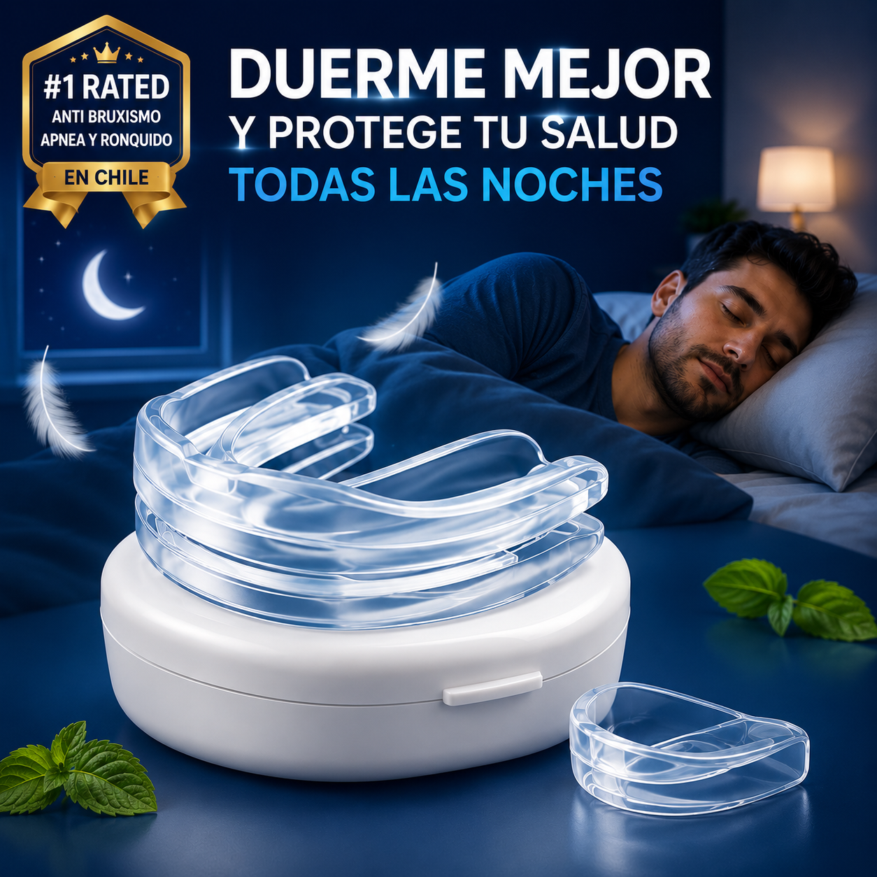 Placa Anti Bruxismo Apnea Y Ronquido