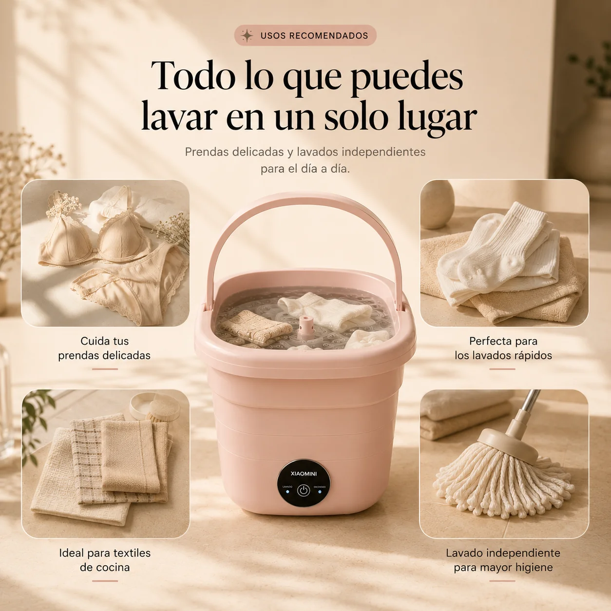 Mini Lavadora Portátil WashGo®