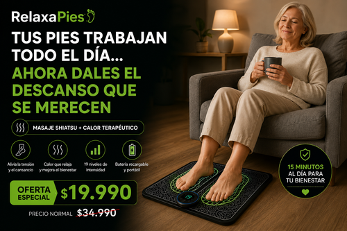 Masajeador electrico para pies RelaxaPies®