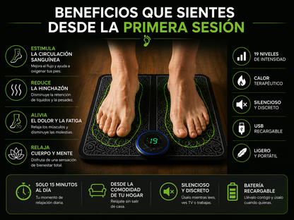 Masajeador electrico para pies RelaxaPies®