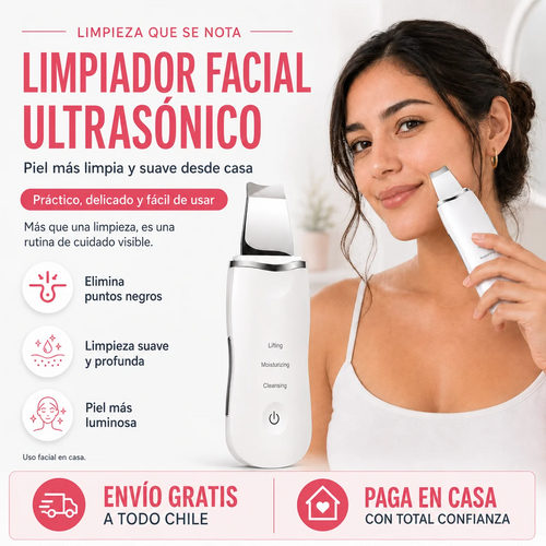 Espátula Ultrasónica Antiacné SkinPure®