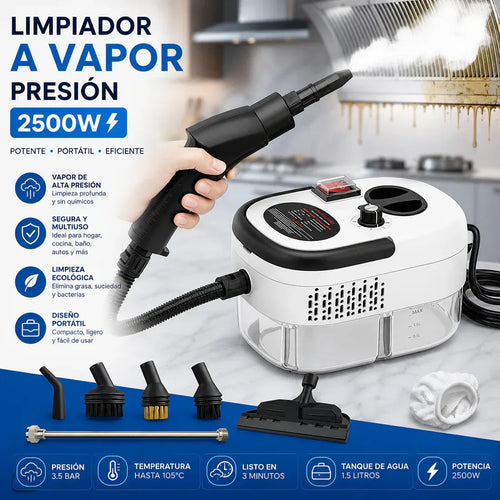 Limpiador a Vapor Portátil SteamForce®