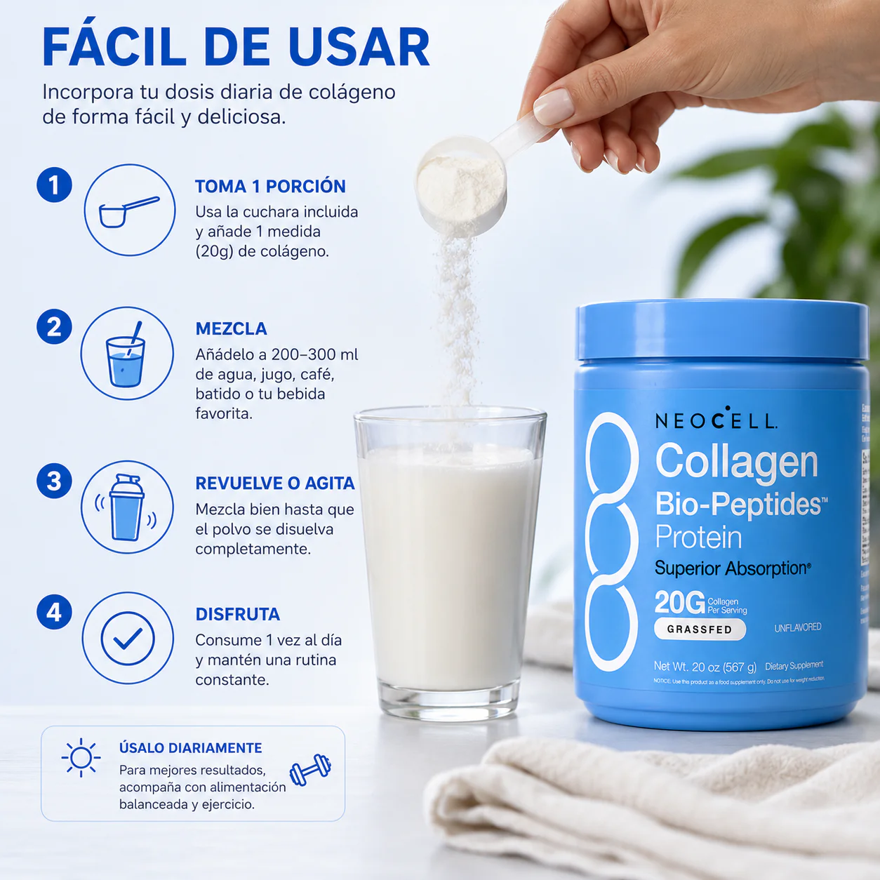 Collagen Bio-Peptides 567g - Neocell®