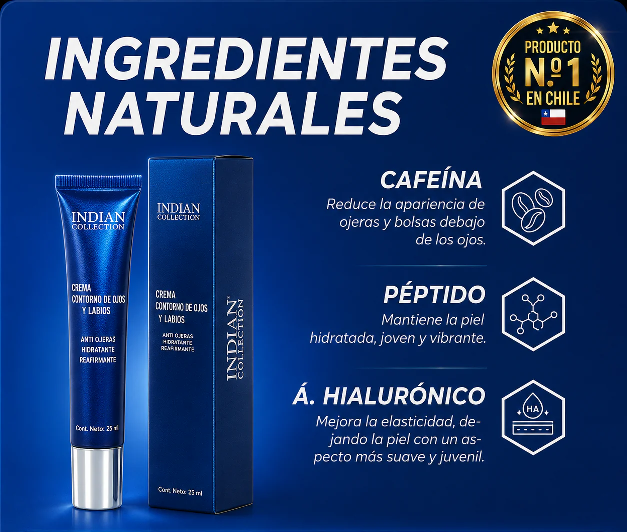 2X1 Crema Contorno de Ojos & Labios MenCare®