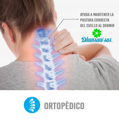 2X1 Almohada Cervical con Memoria Dhansani SAS®