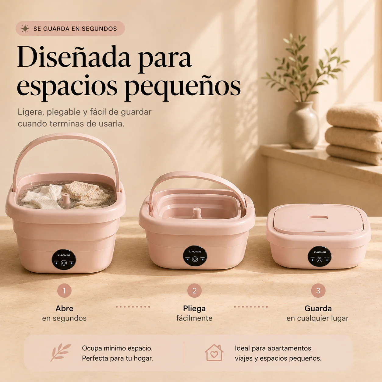 Mini Lavadora Portátil WashGo®