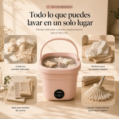 Mini Lavadora Portátil WashGo®