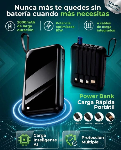 Banco de Energía 4 en 1 PowerMax®