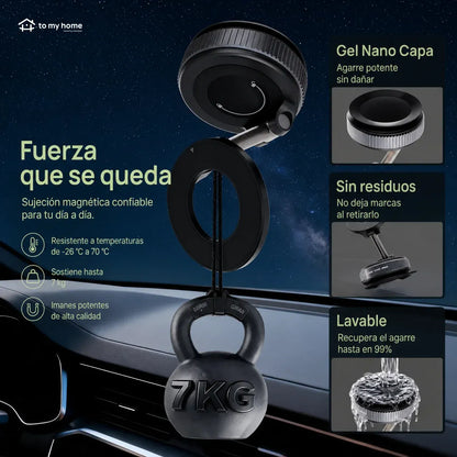 2X1 Soporte Magnético Giratorio al Vacío MagniDrive®