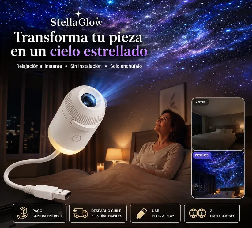 Mini Proyector de Estrellas StellaGlow®
