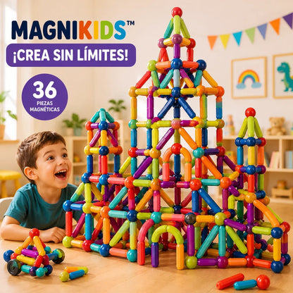 Bloques Magnéticos MAGNIKIDS® 36 Piezas