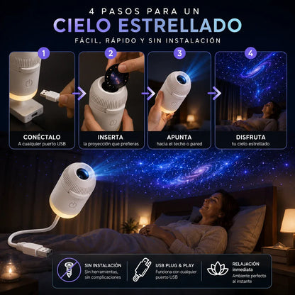Mini Proyector de Estrellas StellaGlow®