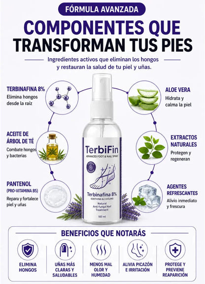 2X1 Spray para el Cuidado Diario de Pies y Uñas FootCare Fresh®